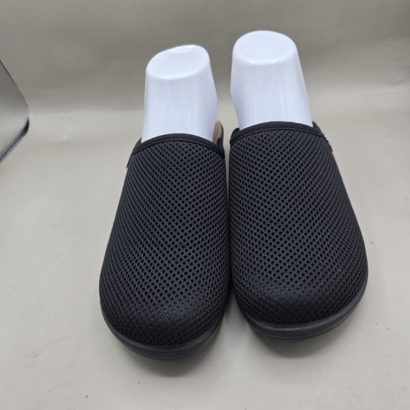 Fly Flot Mules Mesh Clogs Anti Shock Anatomic Slip On Shoe Black Women's 40 US 9 - Picture 2 of 7